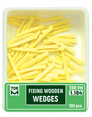 Fixing Wooden Wedge YELLOW 100Pcs 1.184 TORVM