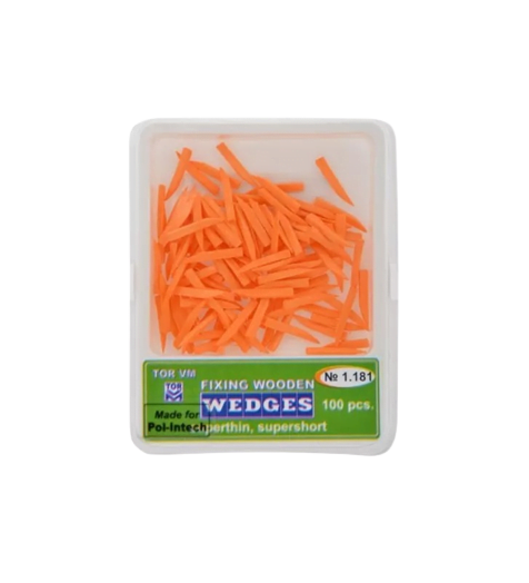 Fixing Wooden Wedge ORANGE 100Pcs 1.181 TORVM