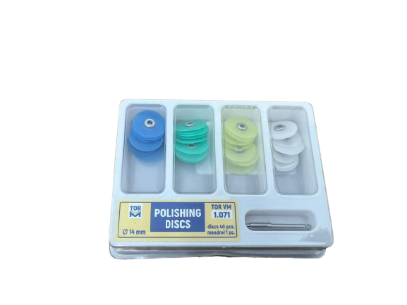 POlshing Disc 40Pcs 14mm + 1 Mandrel 1.071
