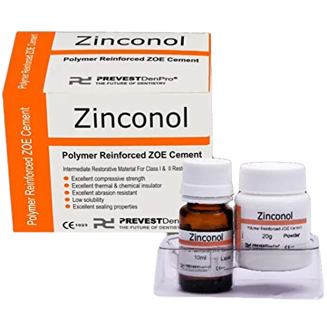 Zinconol Polymer Reinforced ZOE Dental Restorative Cement PD