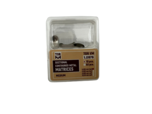 Sectional Contoured Metal Matrices medium 10Pcs 0.050 hard 1.0976