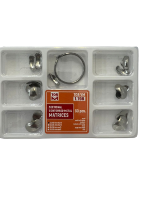Sectional Contoured Metal Matrices 30Pcs Set 0,050mm Hard - TOR VM 1.198
