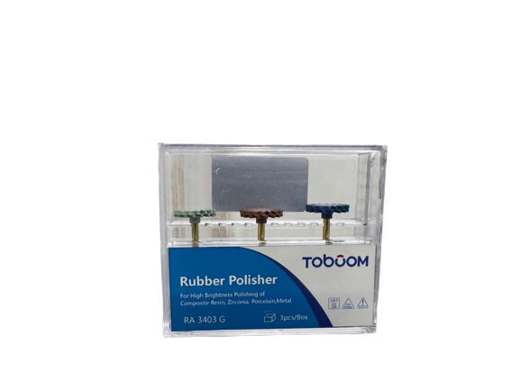 Toboom Rubber polisher Kit Zirconia And Composite Resin 3 Pcs RA3403