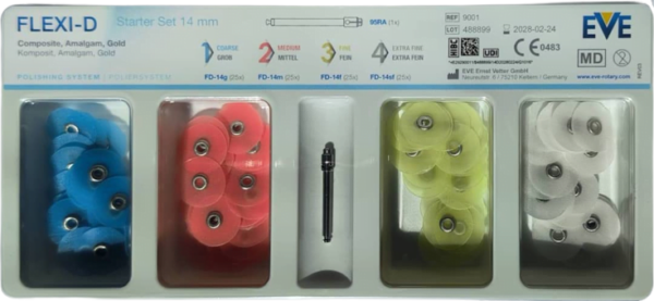 FLEXI-D STARTER SET 14MM COMPOSITE, AMALGAM, GOLD,  EVE