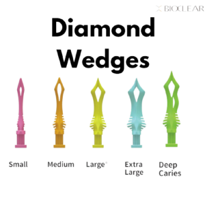 Diamond Wedge 25PCS