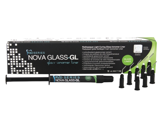 NOVA GLASS-GL  Radiopaque  Glass Ionomer Liner IMICRYL