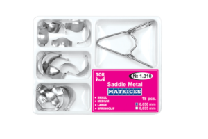 SADDLE METAL MATRICES 18PCS TOR VM 1.310